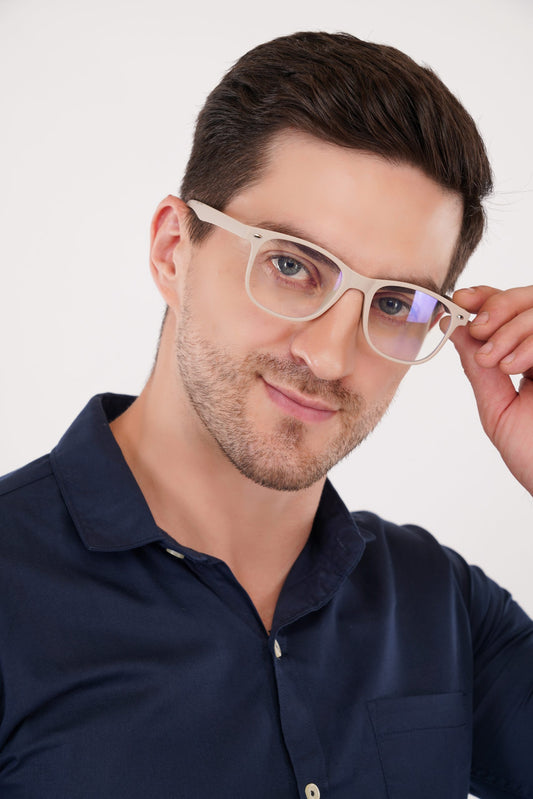 Accentz V400 Transparent Square Unisex Sunglasses