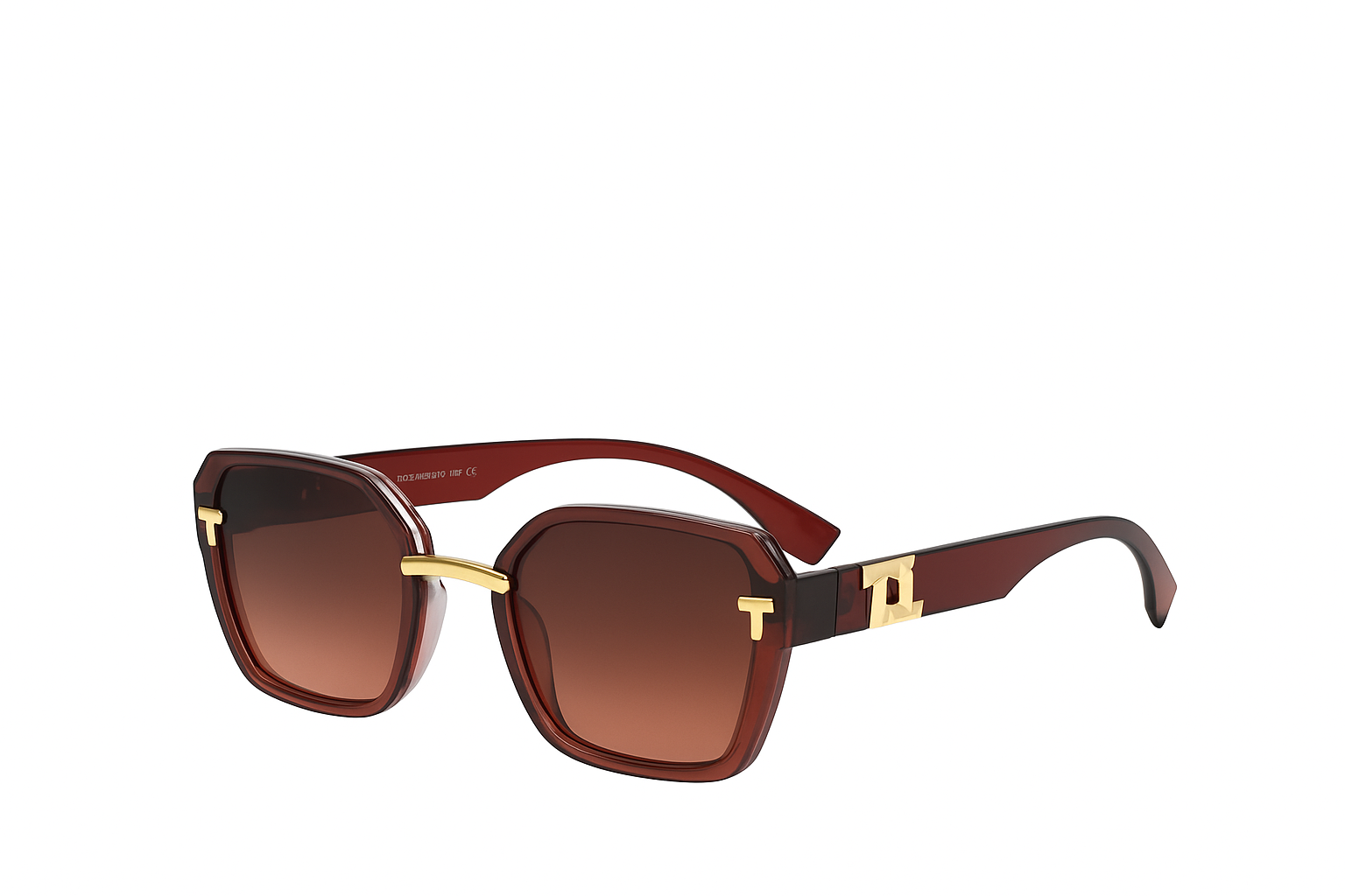 Gradient (light brown to clear at the bottom)