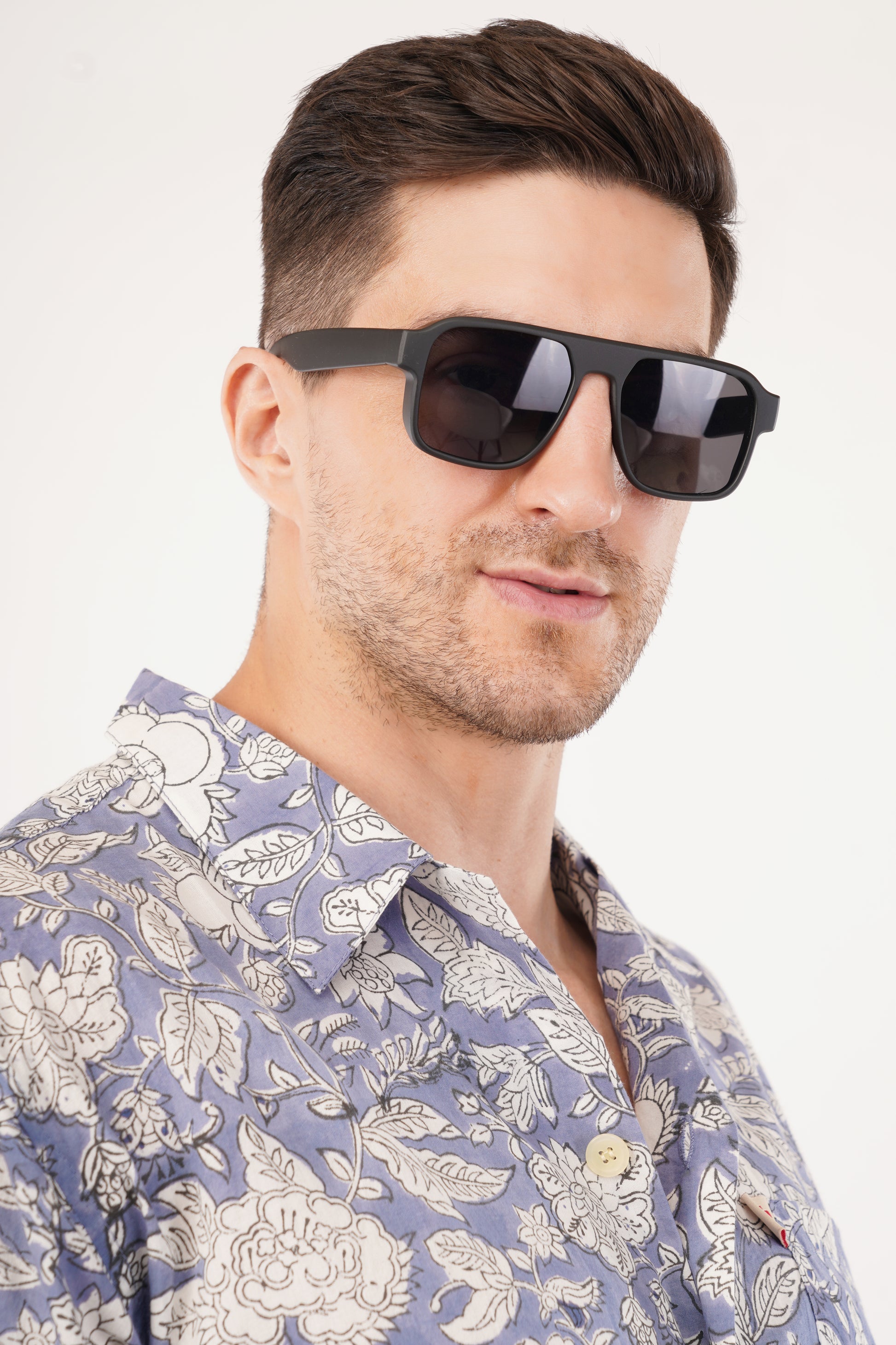 Dark grey or charcoal