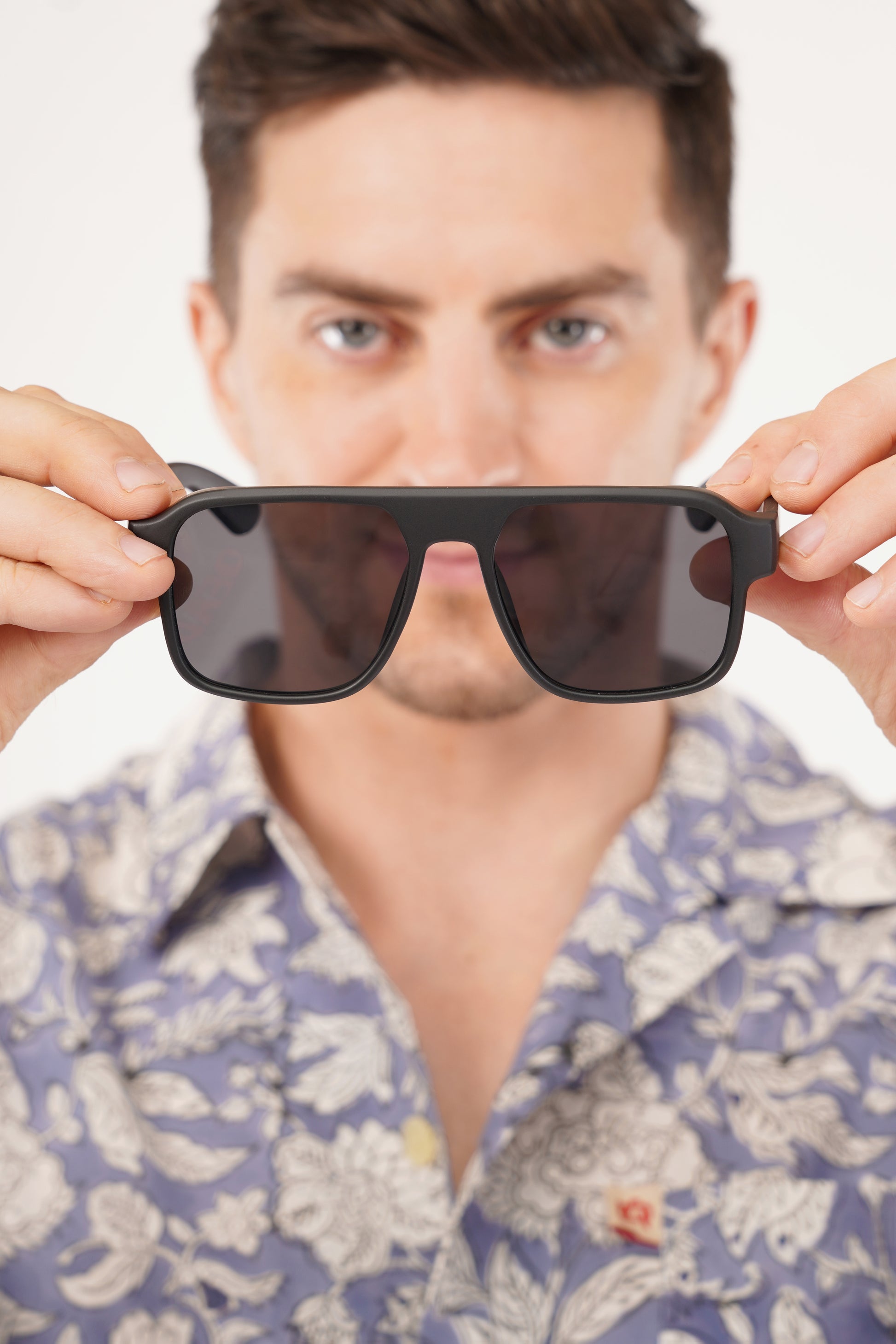 Dark grey or charcoal