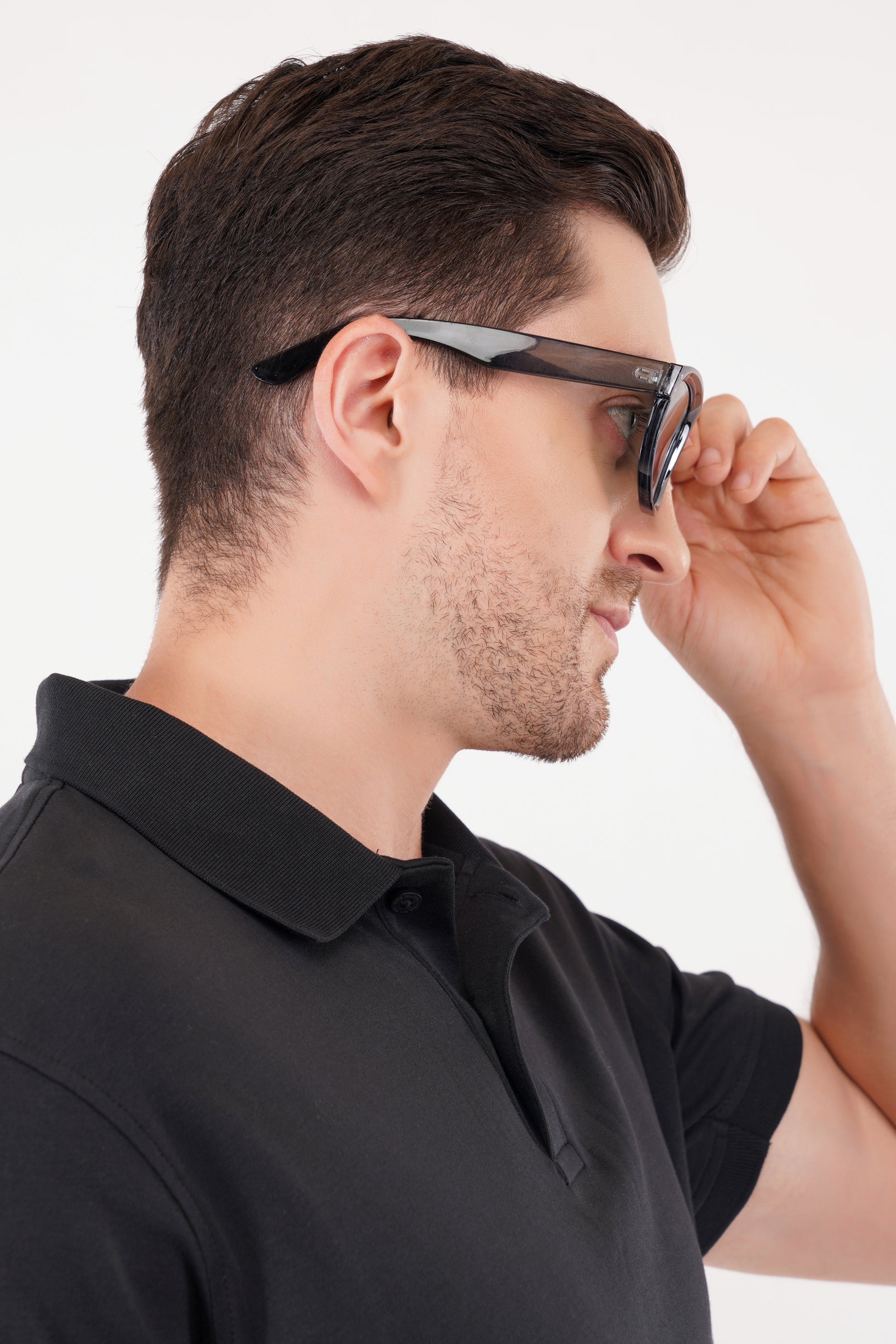 Dark grey or charcoal